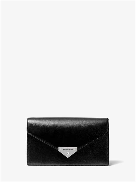 Grace Medium Patent Leather Envelope Clutch 